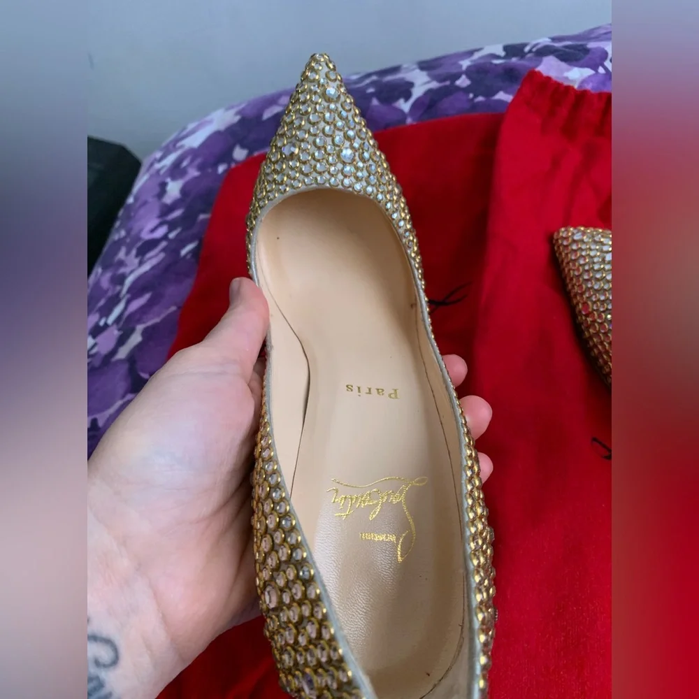 Swarovski Crystal Louboutin Heels - Picture 7 of 12